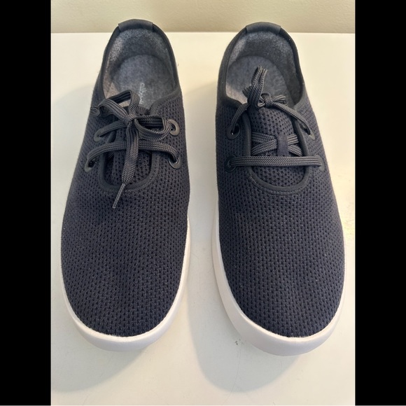 Mint ALLBIRDS Tree Skipper Boat Shoes Navy Blue Mesh Washable Lace Up Sneaker - Picture 3 of 12